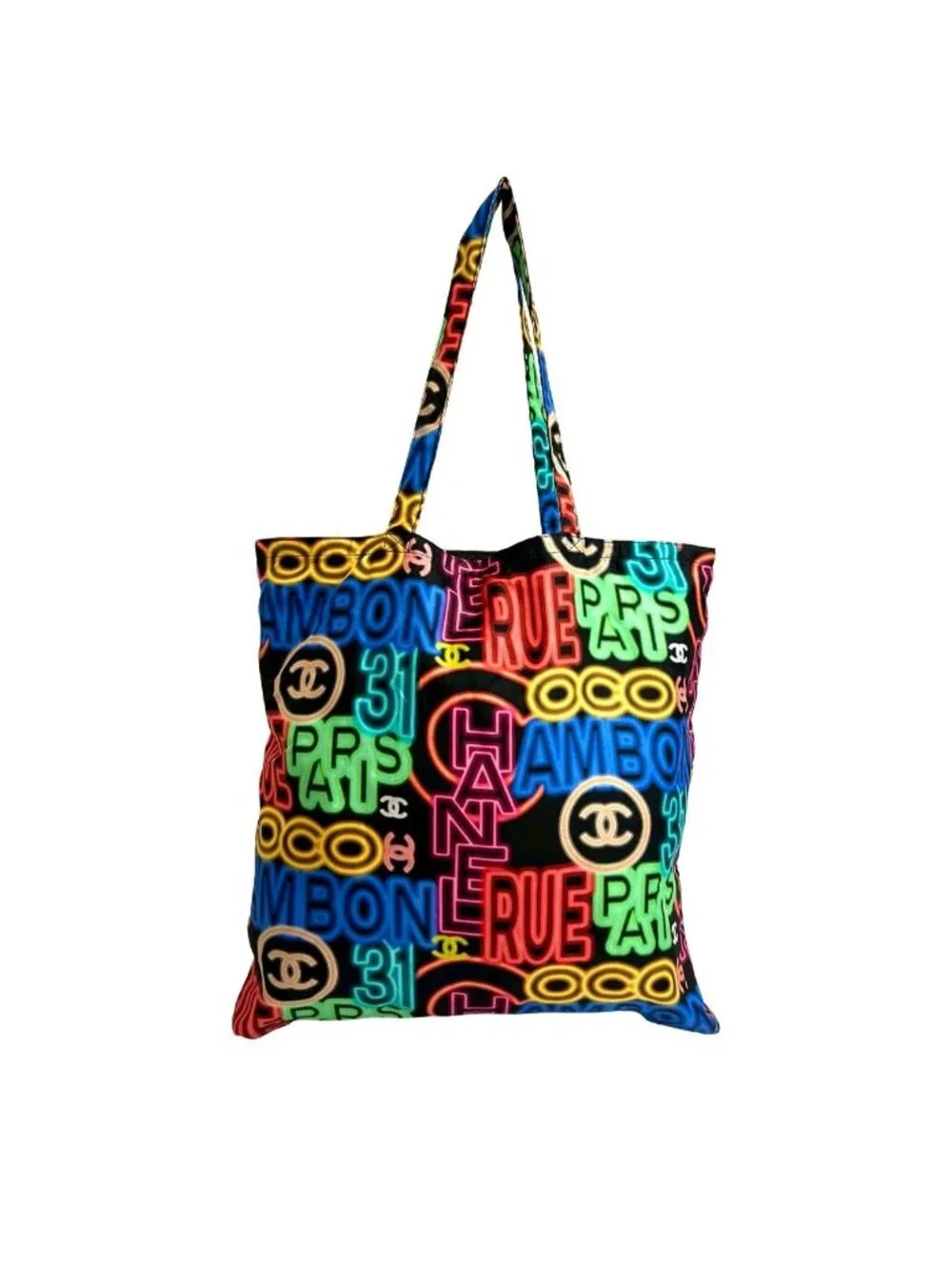 ★SOLD★ Chanel With Card Quilted Caviar Leather 2-Way Eco Tote Shoulder Bag - Picture 3 of 10